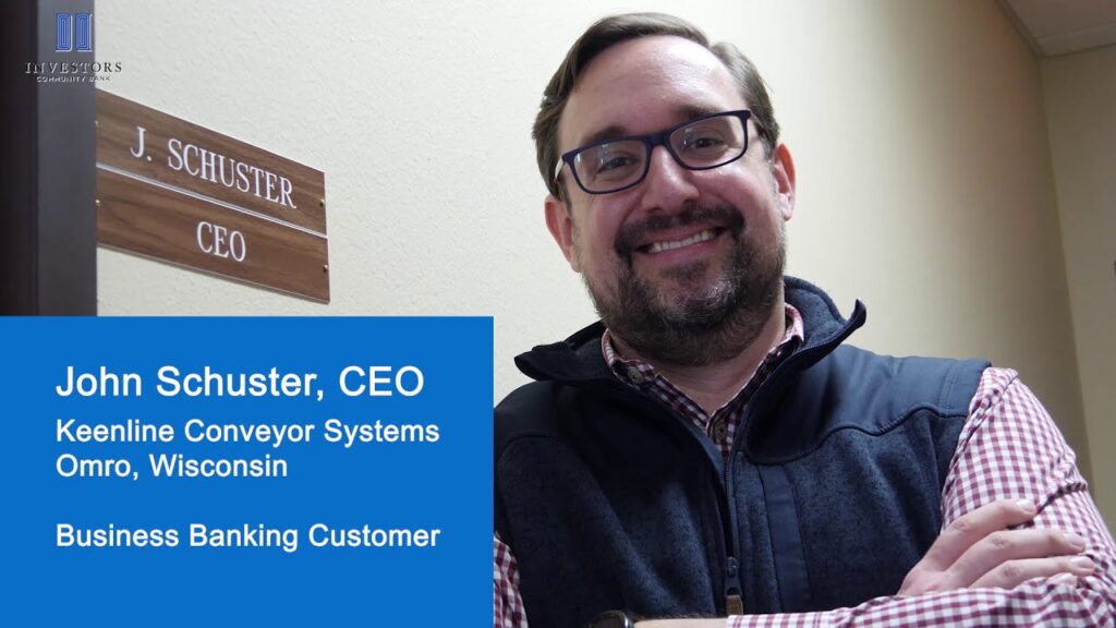 Keenline and Owner John Schuster Are Featured in Bank's "In Their Shoes" Commercials